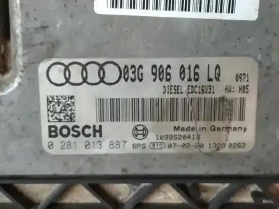 Автозапчасти б/у блок управления двигателем за audi a4 b7 avant (8ed) 2.0 tdi ссылки oem iam 03g906016lq  