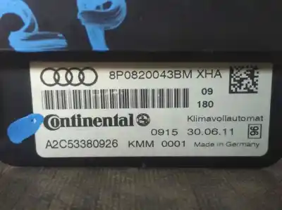 Автозапчастина б/у клімат-контроль для audi a3 (8p1) 2.0 tdi 16v посилання на oem iam 8p0820043  
