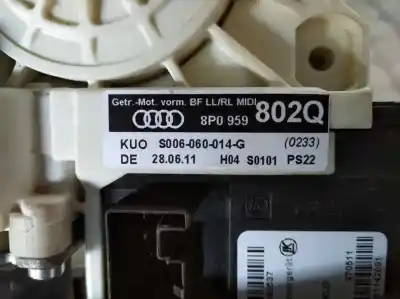 Автозапчастина б/у регулятор переднього правого скла для audi a3 (8p1) 2.0 tdi 16v посилання на oem iam 8p0959802q  