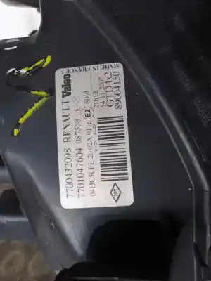 Pezzo di ricambio per auto di seconda mano faro anteriore sinistro per renault megane i scenic (ja0) f9q734 riferimenti oem iam 7700432098  