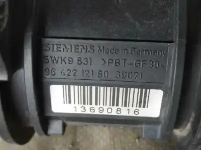 Автозапчастина б/у витратомір повітря для citroen c3 8hx посилання на oem iam 9642212180  