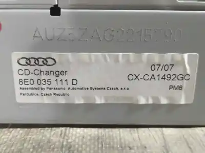 İkinci el araba yedek parçası ses sistemi / radyo cd için audi a4 b7 avant (8ed) 2.0 tdi oem iam referansları 8e0035111d  