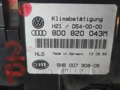Second-hand car spare part climate control for audi a4 b5 (8d2) 1.9 tdi oem iam references 8d0820043m  
