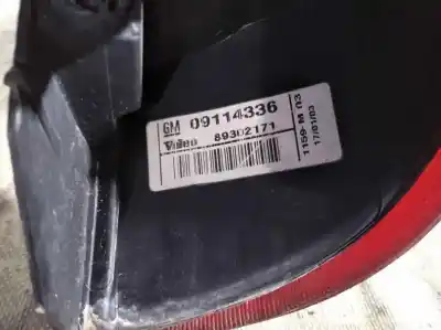 Second-hand car spare part left tailgate light for opel corsa c g-z12xe oem iam references 09114336  
