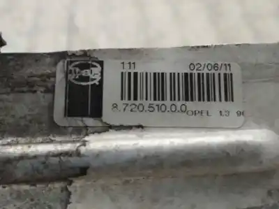 Автозапчасти б/у интеркулер за opel corsa d a13dtc ссылки oem iam 872051000  