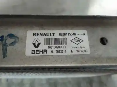 Second-hand car spare part intercooler for renault megane ii sedán (lm0/1_) 1.9 dci (lm0g, lm1g, lm2c) oem iam references 8200115540  