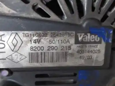 Автозапчастина б/у генератор для renault megane ii sedán (lm0/1_) 1.9 dci (lm0g, lm1g, lm2c) посилання на oem iam 8200290215  