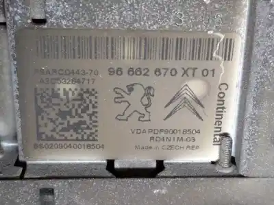 Second-hand car spare part audio system / radio cd for citroen c4 picasso i monospace (ud_) 1.6 hdi oem iam references 96662670xt  