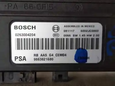 Second-hand car spare part electronic module for citroen c4 picasso i monospace (ud_) 1.6 hdi oem iam references 9663821680  