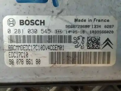 Tweedehands auto-onderdeel ecu motorcontroller voor citroen c3 8h01 oem iam-referenties 9807886180  