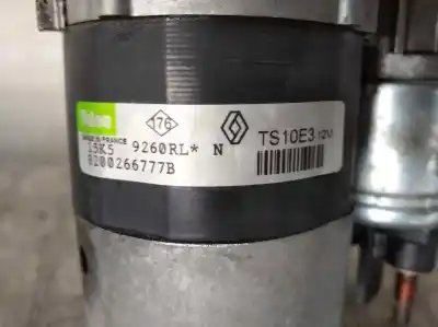 Second-hand car spare part starter motor for renault scénic ii (jm0/1_) 1.6 16v (jm1r) oem iam references 8200266777b  