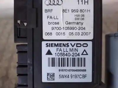 Автозапчасти б/у мотор переднего левого стекла за audi a4 b7 avant (8ed) 2.0 tdi ссылки oem iam 8e1959801h  