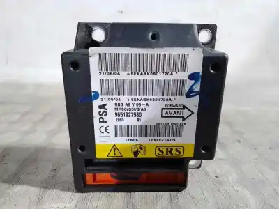 Second-hand car spare part airbag control unit for citroen c3 8hx oem iam references 9651927580