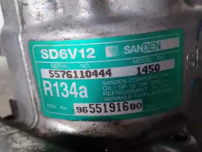 Автозапчастина б/у компресор кондиционера для citroen c3 8hz посилання на oem iam 9655191680  