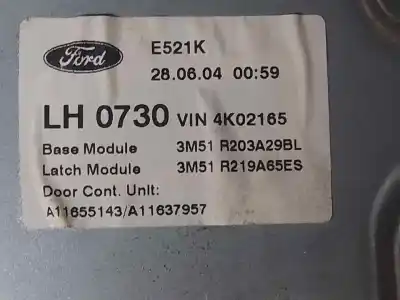 Автозапчасти б/у регулятор стекла переднего левого за ford focus c-max (cap) d-g8da ссылки oem iam 3m51r203a29bl  