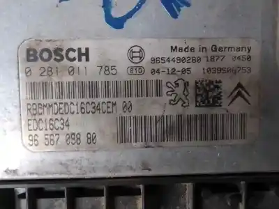 Автозапчастина б/у ебу контролер двигуна для citroen c3 8hz посилання на oem iam 9656709880  