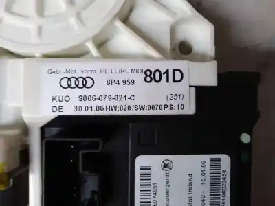 Автозапчастина б/у двиг скла задне ліво для audi a3 (8p1) 2.0 tdi 16v посилання на oem iam 8p4959801d  
