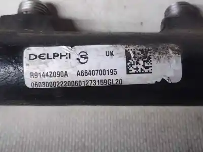 Автозапчастина б/у рампа инжектора для ssangyong kyron d20dt посилання на oem iam a6640700195  