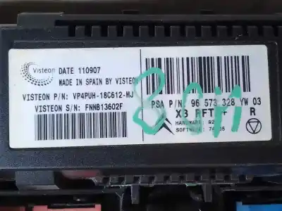 Автозапчастина б/у клімат-контроль для citroen c5 break rhrdw10bted4 посилання на oem iam 96573328yw  
