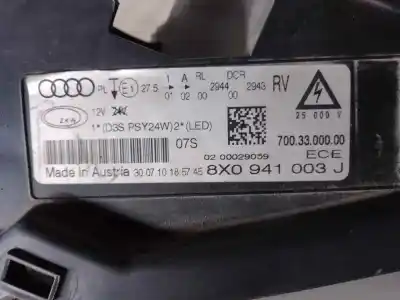 Piesă de schimb auto la mâna a doua far stânga pentru audi a1 (8x1) cayc referințe oem iam 8x0941003j  