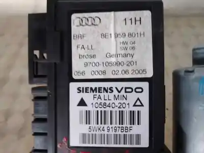 Автозапчасти б/у мотор переднего левого стекла за audi a4 b7 (8ec) 2.0 tdi 16v ссылки oem iam 8e1959801h  