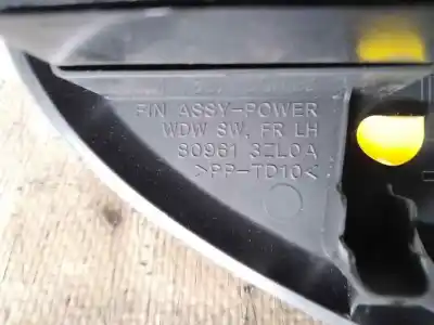 Автозапчастина б/у передні вікний вмикач для nissan pulsar fastback (c13) 1.5 dci посилання на oem iam 809613zl0a  