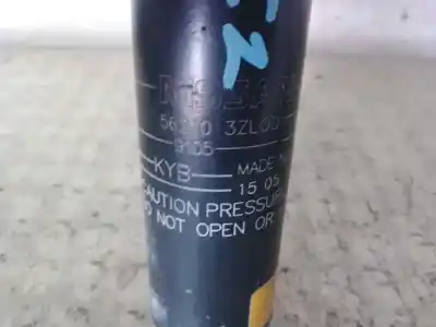 Second-hand car spare part rear left shock absorber for nissan pulsar fastback (c13) 1.5 dci oem iam references 562103zl0d  