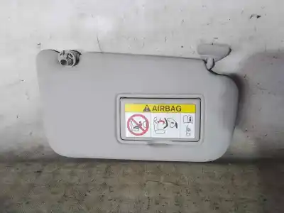 Second-hand car spare part right sunshade for nissan pulsar fastback (c13) 1.5 dci oem iam references 
