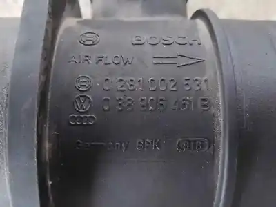Pezzo di ricambio per auto di seconda mano misuratore di flusso per audi a3 (8p1) 1.9 tdi riferimenti oem iam 038906461b  