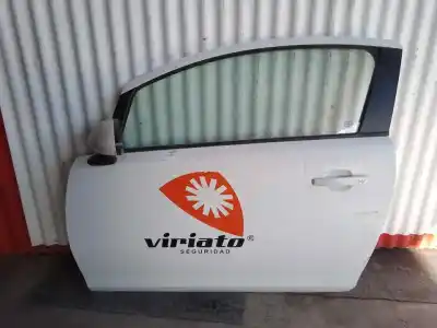 Автозапчастина б/у ПЕРЕДНІ ЛІВІ ДВЕРІ для OPEL CORSA D (S07)  Посилання на OEM IAM 93191126  