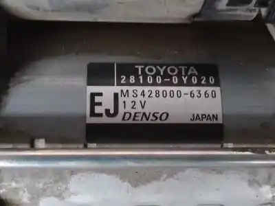 Автозапчастина б/у двигун запускається для toyota yaris (ksp9/scp9/nlp9) 1nrfe посилання на oem iam 281000y020  