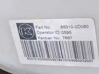 Peça sobressalente para automóvel em segunda mão depósito do limpa vidros por toyota yaris (ksp9/scp9/nlp9) 1nrfe referências oem iam 853100d060  