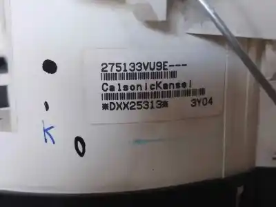 Peça sobressalente para automóvel em segunda mão comando de sofagem (chauffage / ar condicionado)  por nissan note (e12) k9k referências oem iam 275133vu9e  