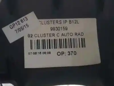 Автозапчастина б/у аераційна решіта для nissan pulsar fastback (c13) 1.5 dci посилання на oem iam 682603zl0a  