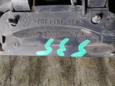 Автозапчасти б/у наружная рукоятка передняя справа за renault kangoo i (f/kc0) k9k700 ссылки oem iam 7700354479  