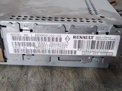 Second-hand car spare part audio system / radio cd for renault kangoo i (f/kc0) k9k700 oem iam references 8200403537  