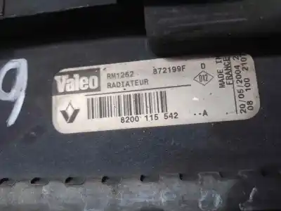 Автозапчастина б/у водяний радіатор для renault megane ii sedán (lm0/1_) 1.5 dci (lm0f, lm0t, lm2b) посилання на oem iam 8200115542  