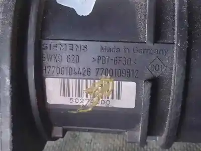 Автозапчастина б/у витратомір повітря для renault scenic (ja..) f9q744 посилання на oem iam h7700104426  