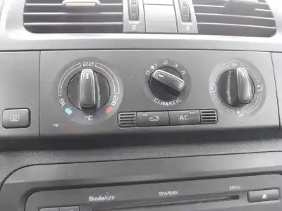 Second-hand car spare part heating / air conditioning control panel for skoda fabia combi (5j5) cayb oem iam references 