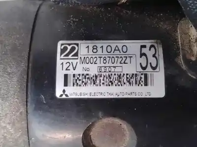 Peça sobressalente para automóvel em segunda mão motor de arranque por mitsubishi l 200 (ka0/kb0) 4d56hp referências oem iam 1810a053  