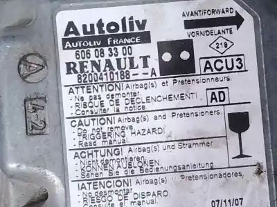 Recambio de automóvil de segunda mano de centralita airbag para renault kangoo (f/kc0) f9q782 referencias oem iam 8200410188a  
