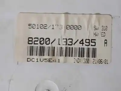 Автозапчасти б/у приборная доска за renault kangoo i (f/kc0) f9q782 ссылки oem iam 8200133495  