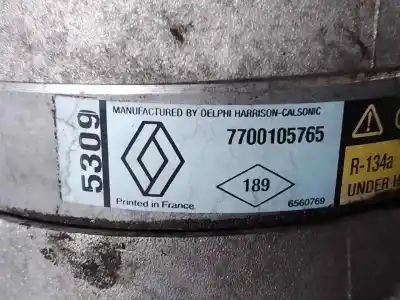 Pezzo di ricambio per auto di seconda mano compressore aria condizionata per renault scénic i monospace (ja0/1_, fa0_) 1.9 dci (ja05, ja1f) riferimenti oem iam 7700105765  