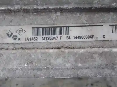 Автозапчастина б/у інтеркулер для renault scénic iii (jz0/1_) 1.5 dci посилання на oem iam 144960006r  