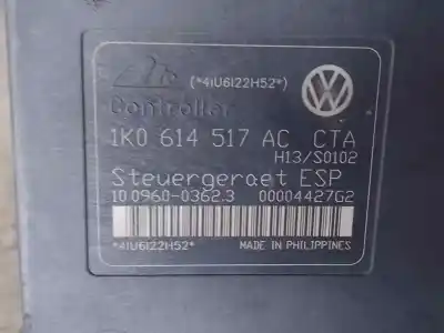 Second-hand car spare part abs for audi a3 (8p1) 2.0 tdi 16v oem iam references 1k0614517ac   Second-hand car spare part abs for audi a3 (8p1) 2.0 tdi 16v oem iam references 1k0614517ac