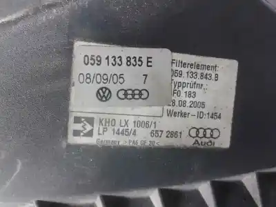 Автозапчастина б/у повітряний фільтр для audi a6 c6 (4f2) 2.7 tdi посилання на oem iam 059133835e  