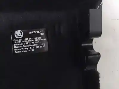 Автозапчасти б/у задний поддон за skoda fabia (pj3) dsg ссылки oem iam 6va867769  