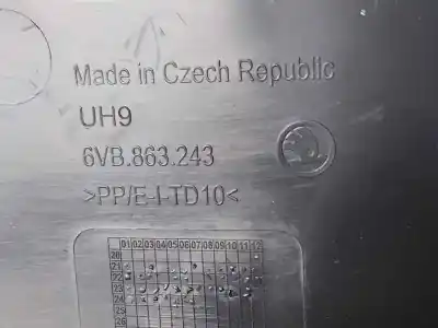 Автозапчасти б/у центральный подлокотник за skoda fabia (pj3) dsg ссылки oem iam 6vb863243  