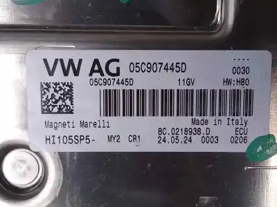 Second-hand car spare part ecu engine control for skoda fabia (pj3) dsg oem iam references 05c907445d  
