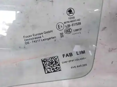 Автозапчастина б/у вікно задне ліве для skoda fabia (pj3) dsg посилання на oem iam 43r011508  